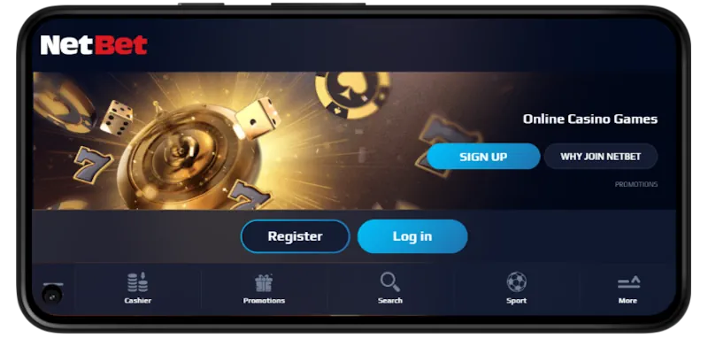 NetBet Casino Mobile Play screenshot
