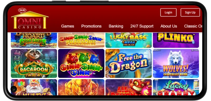 Omni Casino Mobile Play screenshot