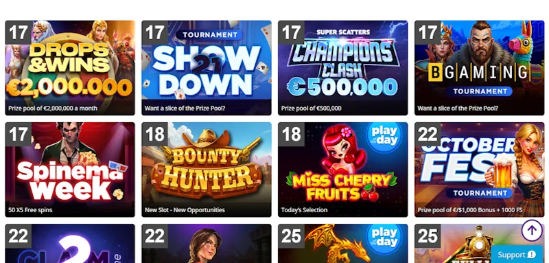 Omni Slots Casino Ongoing Offers screenshot