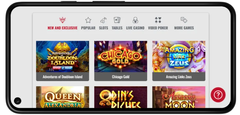Platinum Play Casino Mobile Play screenshot