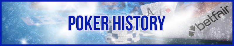 Poker History banner