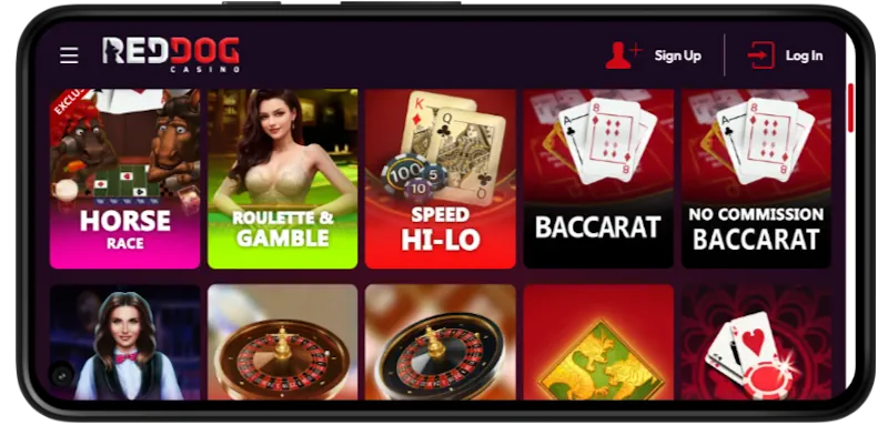 Red Dog Casino Table screenshot