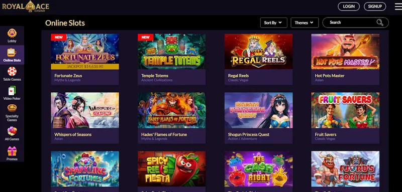 Royal Ace Casino screenshot