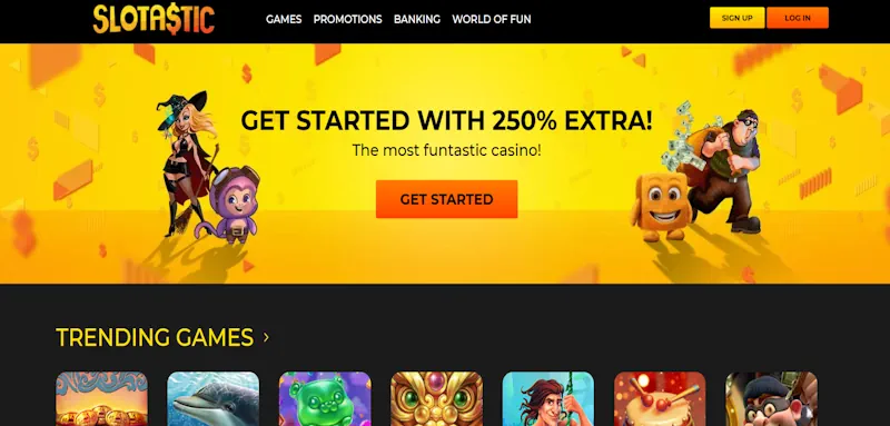 Slotastic Casino Welcome Bonus screenshot