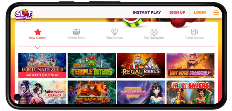 Slot Madness Casino Mobile Play screenshot