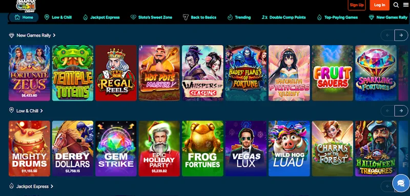 Sloto Cash Casino Games screenshot
