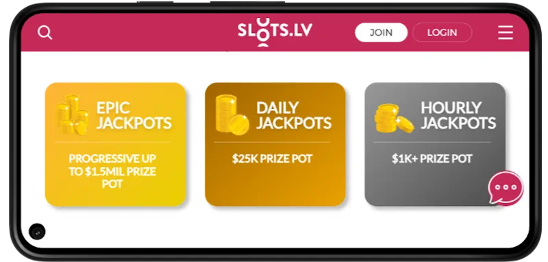 Slots.lv Casino Mobile screenshot