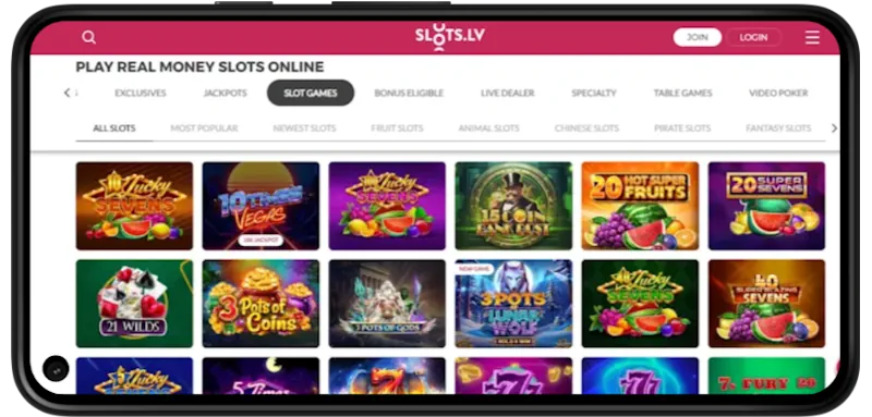 Slots.lv Casino Slots screenshot