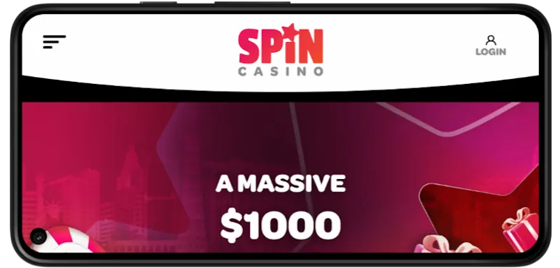 Spin Casino Mobile Play screenshot