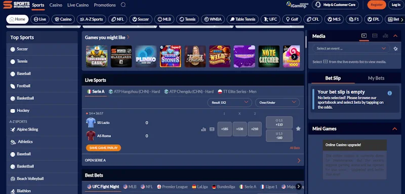 Sports Interaction Sports screenshot