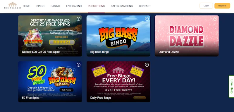 Palaces Casino Casino Ongoing Offers screenshot