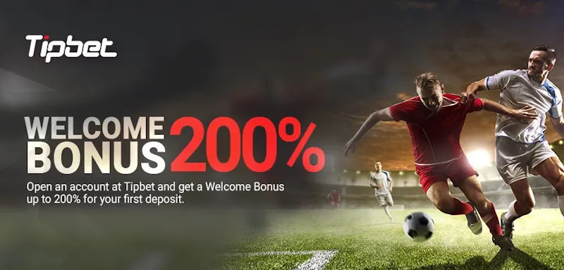 Tipbet Welcome Bonus screenshot