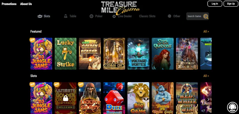 Treasure Mile Casino Slots screenshot