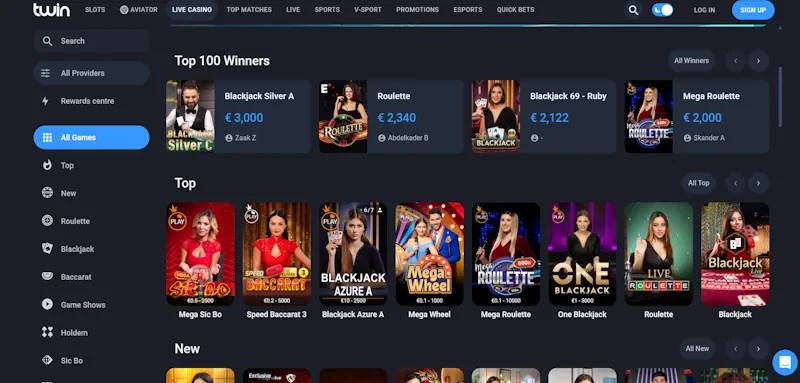 Twin Casino screenshot