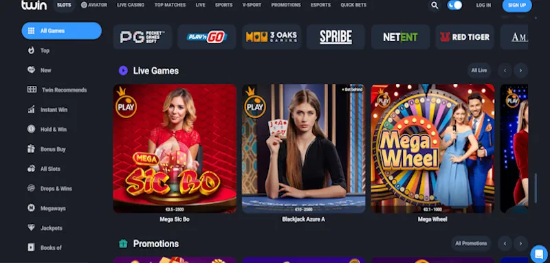 Twin Casino screenshot