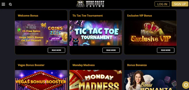 Super Slots Casino Ongoing Offers screenshot