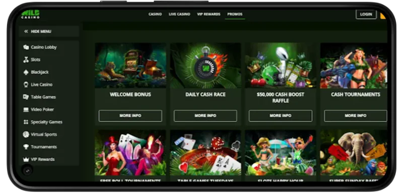 Super Slots Casino Ongoing Offers screenshot