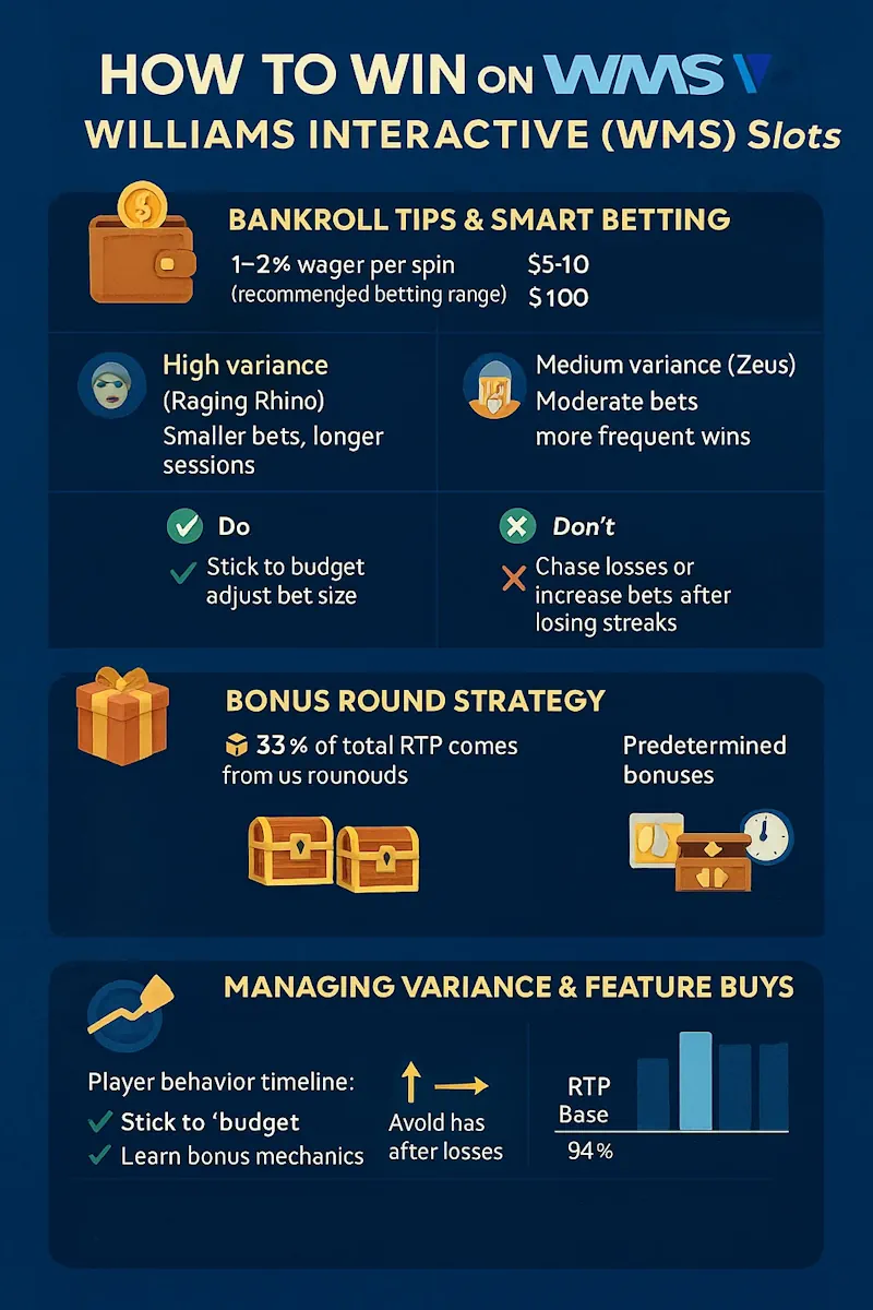 How to Win on Williams Interactive infographic