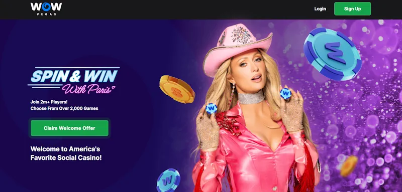WOW Vegas Casino screenshot