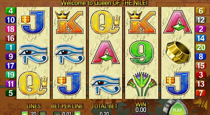 Queen Of The Nile Online Slot Game