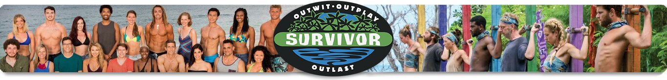 Survivor TV Show Logo and contestants