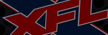 XFL Logo on Black Background