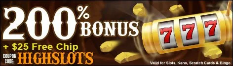High Country Slots Bonus