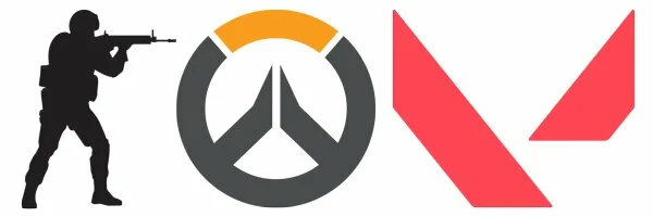CSGO, Overwatch, Valorant Logo
